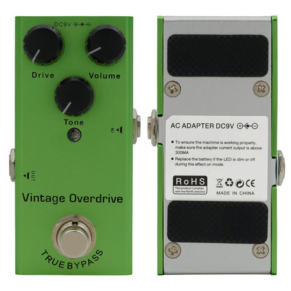 MultiEffect Electric Guitar Pedal Classic Overdrive Crunch Distortion Vintage Chorus  Delay 6