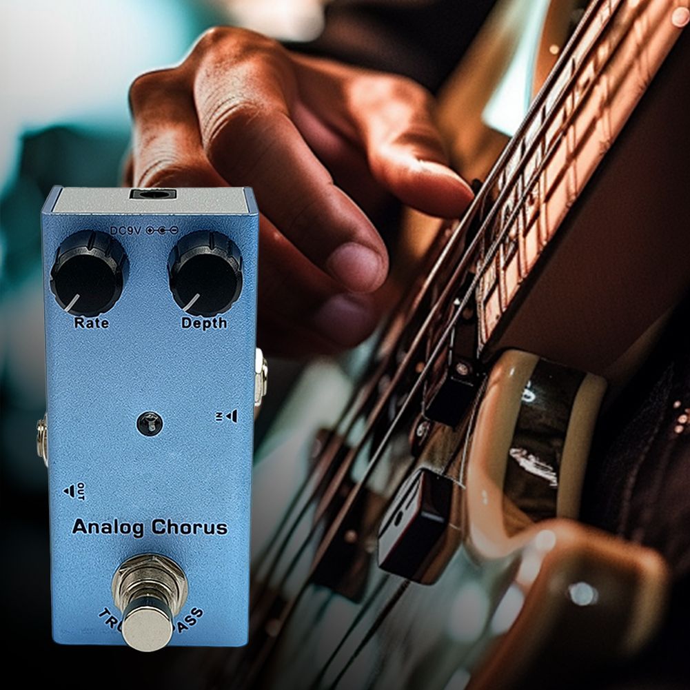 MultiEffect Electric Guitar Pedal Classic Overdrive Crunch Distortion Vintage Chorus  Delay 2