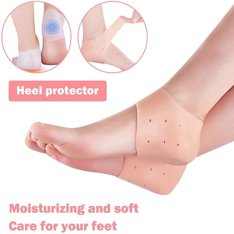 Silicone Heel Protectors  Metatarsal Pads Forefoot Gel Heel Pad For Plantar Fasciitis Relief Bliste 1