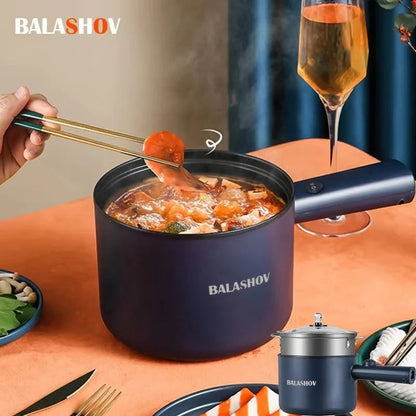 Multifunction Cooker Household Single/Double Layer Hot Pot Electric Rice Cooker Student Dormitory Mini Non-stick Pan Pot