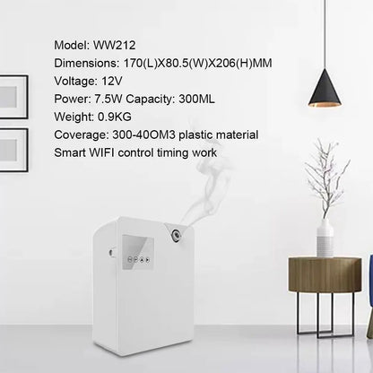 Smart AppControlled Aroma Diffuser For Home Scent Air Machine Hotel Aromatherapy Air Freshener Spra