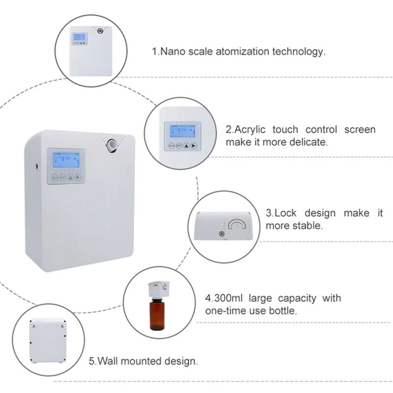 Smart AppControlled Aroma Diffuser For Home Scent Air Machine Hotel Aromatherapy Air Freshener Spra