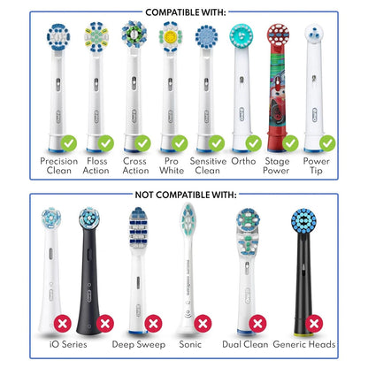 Electric Toothbrush Head Dustproof Covers Compatible With Braun OralB Replacement Brush Heads Prote 1