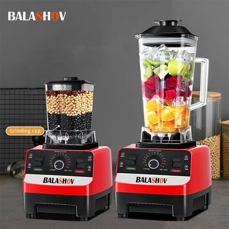 High Power Commercial Blender Mixer Food Processor for Ice Smoothies Juicer BPA Free Stationary Blender for Kitchen Use