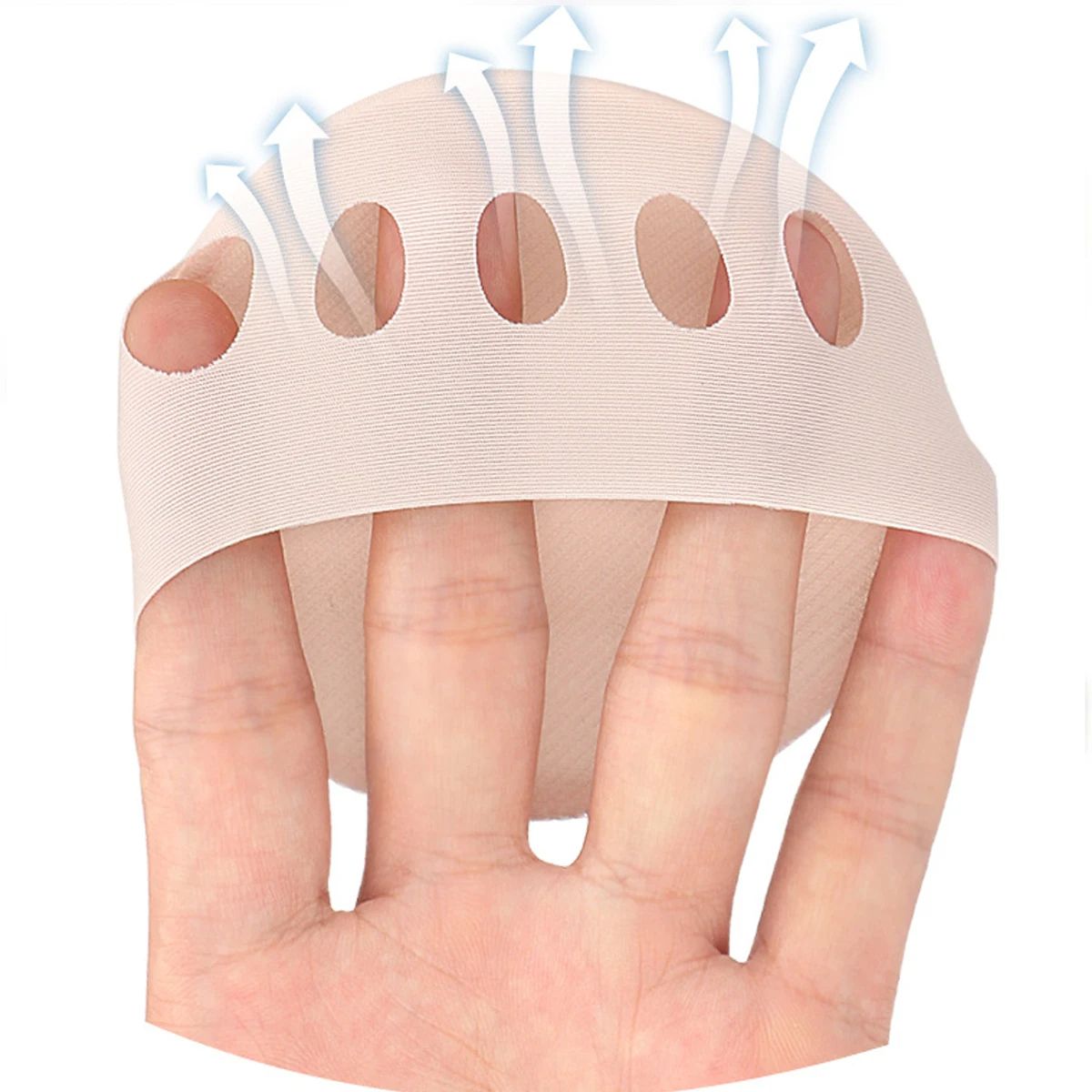 Womens FiveToe Forefoot Pads High Heel Half Insoles ShockAbsorbing Toe Cushion Inserts For Calluses 1
