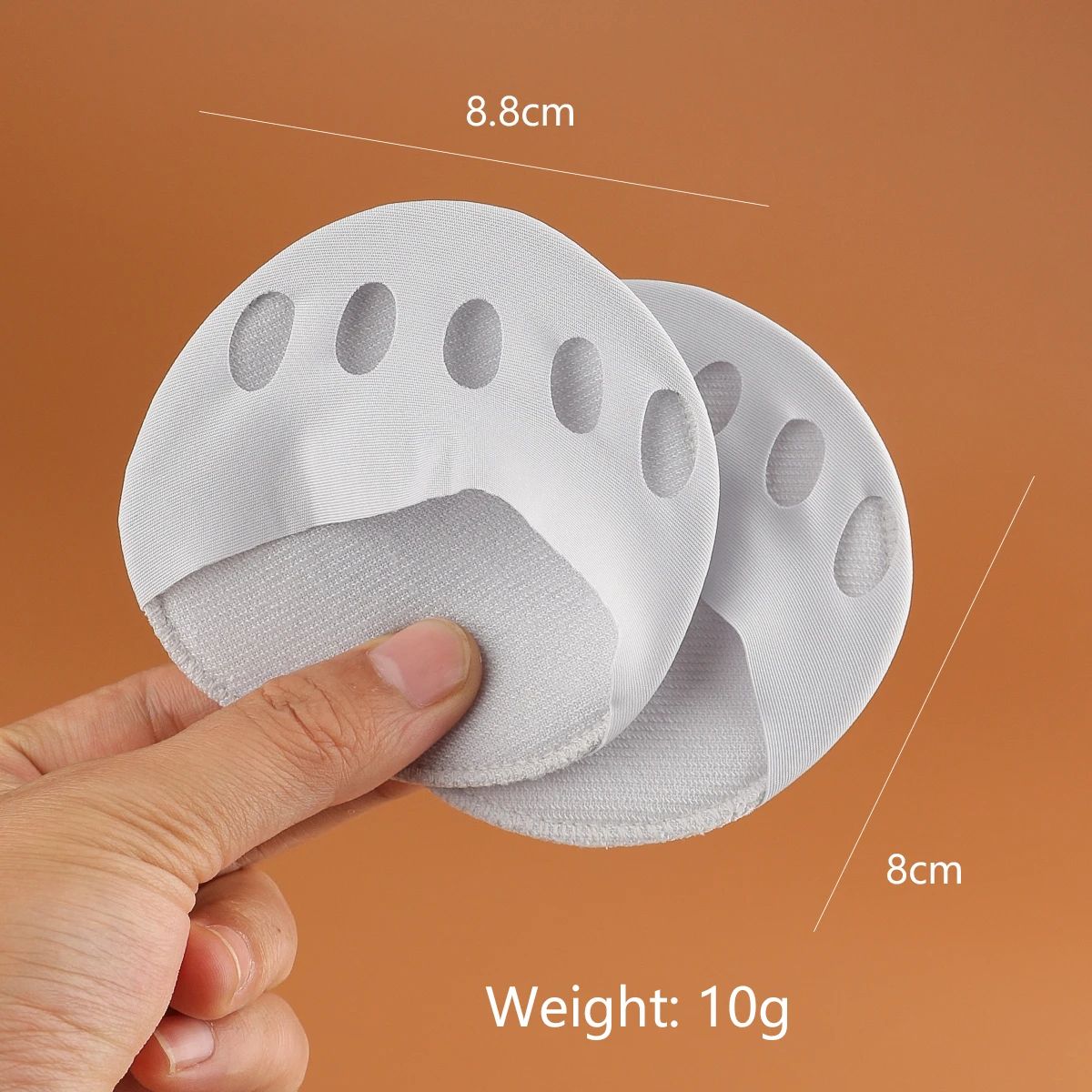 Womens FiveToe Forefoot Pads High Heel Half Insoles ShockAbsorbing Toe Cushion Inserts For Calluses 7