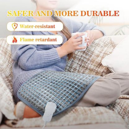 Electric Heating Pad For Winter Bed Blanket Office Hand Foot Warmer Washable Soft Plush Heater Mat 1