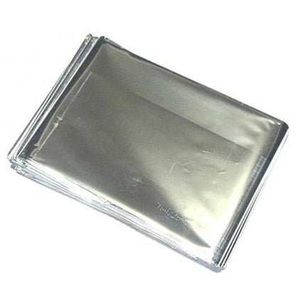 Thermal Mylar Emergency Blanket Compact Survival Gear for Camping Hiking First Aid Bug Out Bag
