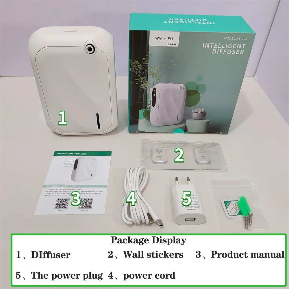 Aroma Diffuser Scent Machine With Bluetooth APP Control WallMountable Fragrance Smell Distributor F 5