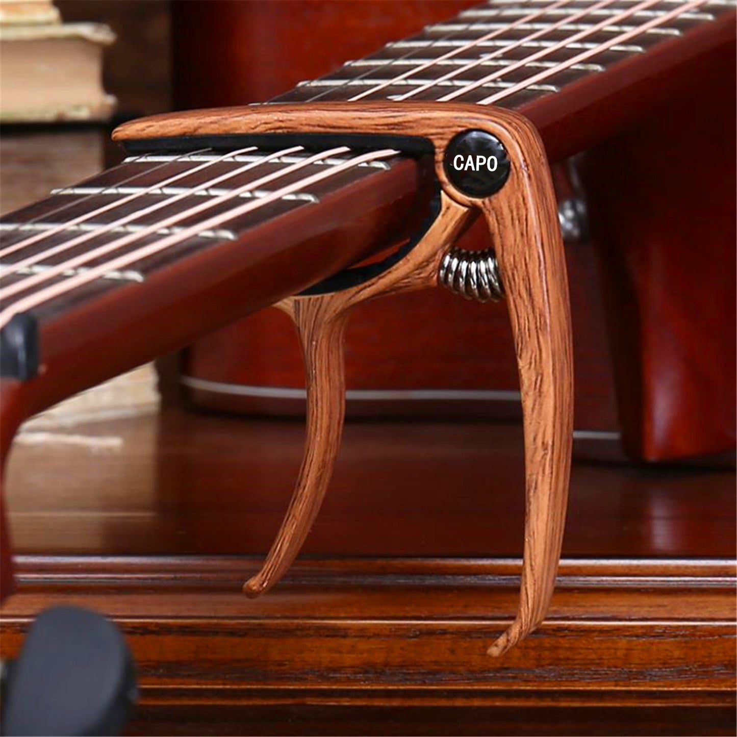 Professional Metal Guitar Capo Aluminum Alloy Trigger Clamp for Acoustic  Electric Guitars