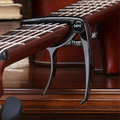 Professional Metal Guitar Capo Aluminum Alloy Trigger Clamp for Acoustic  Electric Guitars