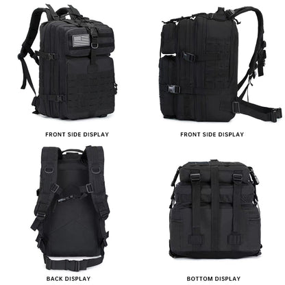 Durable 3P Tactical Hiking Backpack Waterproof Travel  Hunting Storage Bag for Outdoor Enthusiasts