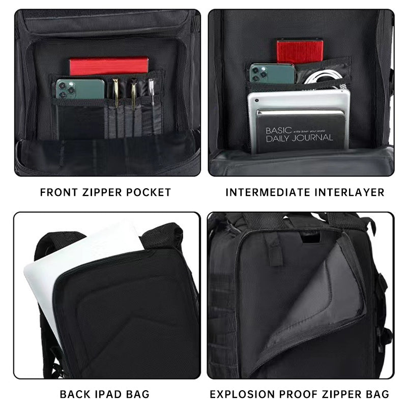 Durable 3P Tactical Hiking Backpack Waterproof Travel  Hunting Storage Bag for Outdoor Enthusiasts
