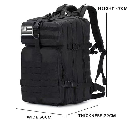 Durable 3P Tactical Hiking Backpack Waterproof Travel  Hunting Storage Bag for Outdoor Enthusiasts