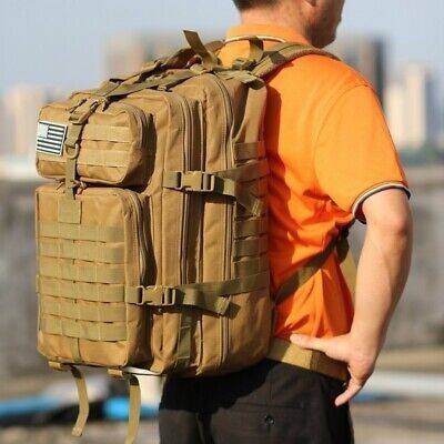 Durable 3P Tactical Hiking Backpack, Waterproof Travel & Hunting Storage Bag for Outdoor Enthusiasts
