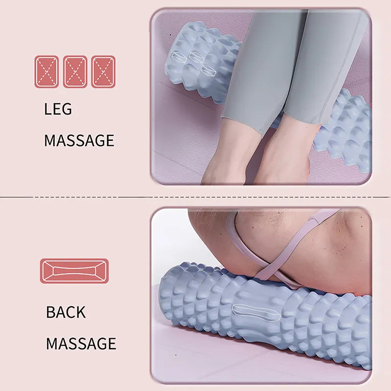 HighDensity Foam Roller for Muscle Massage Back Pain Relief  Muscle Recovery in Legs  Arms