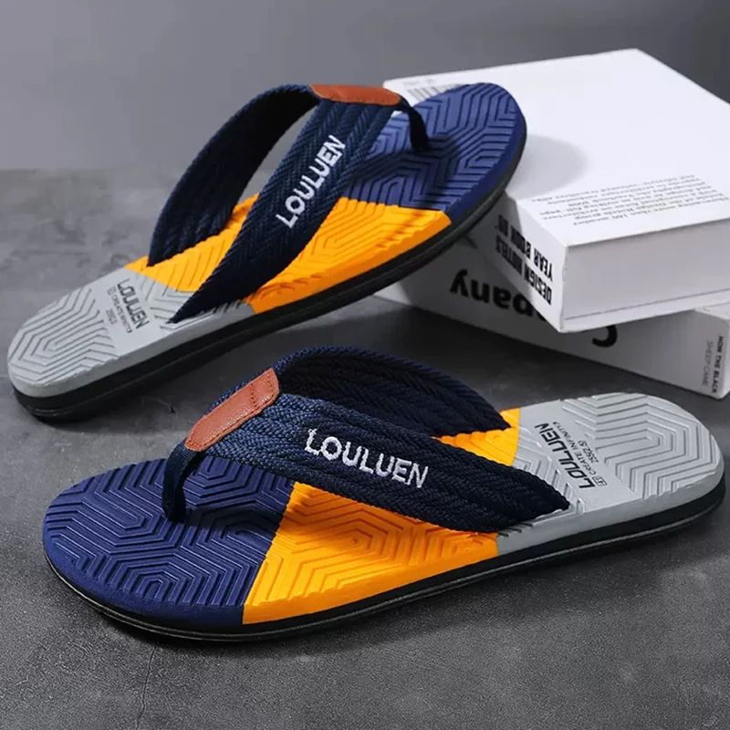 Men's Summer Flip Flops, High Quality, Breathable Beach Slippers, Fashion Casual Outdoor Sandals