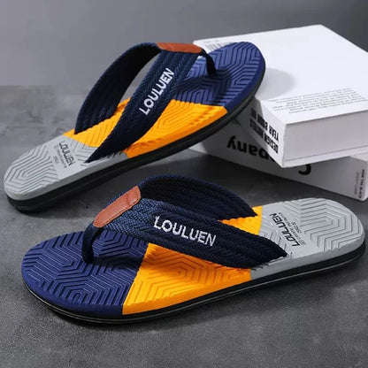 Men's Summer Flip Flops, High Quality, Breathable Beach Slippers, Fashion Casual Outdoor Sandals