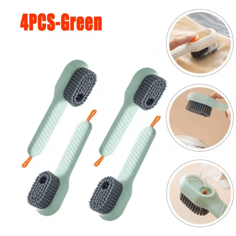 MultiFunction Automatic Spot Shoe Brush  Soft Hair Hand Pressure Hanging Hole Suitable For Clothing 4