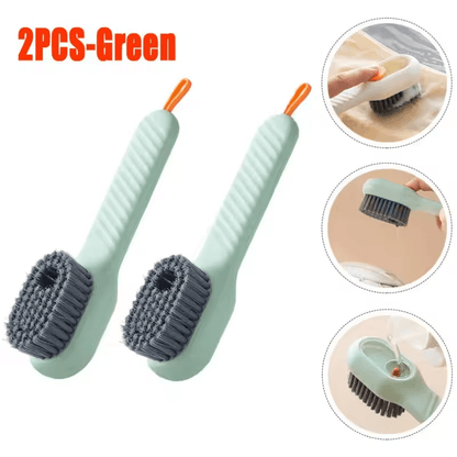MultiFunction Automatic Spot Shoe Brush  Soft Hair Hand Pressure Hanging Hole Suitable For Clothing 6