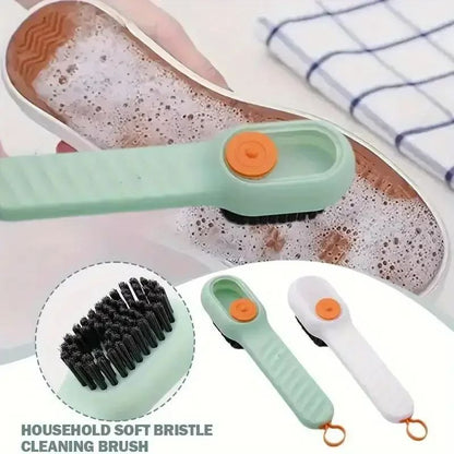 MultiFunction Automatic Spot Shoe Brush  Soft Hair Hand Pressure Hanging Hole Suitable For Clothing 7
