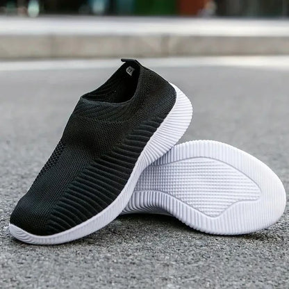 Lightweight Womens Breathable Mesh Sneakers Solid Color Woven Low Top Walking  Running Sports Socks 5