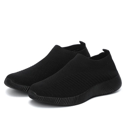 Lightweight Womens Breathable Mesh Sneakers Solid Color Woven Low Top Walking  Running Sports Socks 7