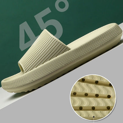 Mens Step On The Sense Of Shit Summer Slippers SoftSoled EVA NonSlip Home Shoes For Comfortable Wea