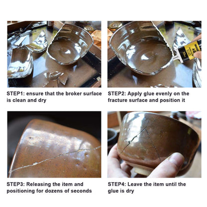 Instant Repair Super Liquid Glue Strong Epoxy Resin AB Adhesive for Wood Plastic  Metal Bonding