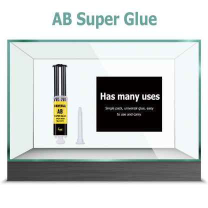 Instant Repair Super Liquid Glue Strong Epoxy Resin AB Adhesive for Wood Plastic  Metal Bonding