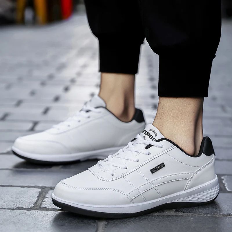 MAEDEF 2024 Mens Flat Sports Shoes  LaceUp Casual Outdoor Sneakers For Running  Walking 1