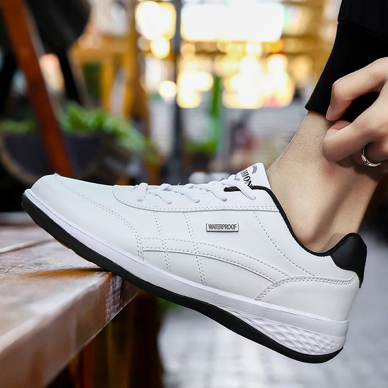 MAEDEF 2024 Mens Flat Sports Shoes  LaceUp Casual Outdoor Sneakers For Running  Walking 2