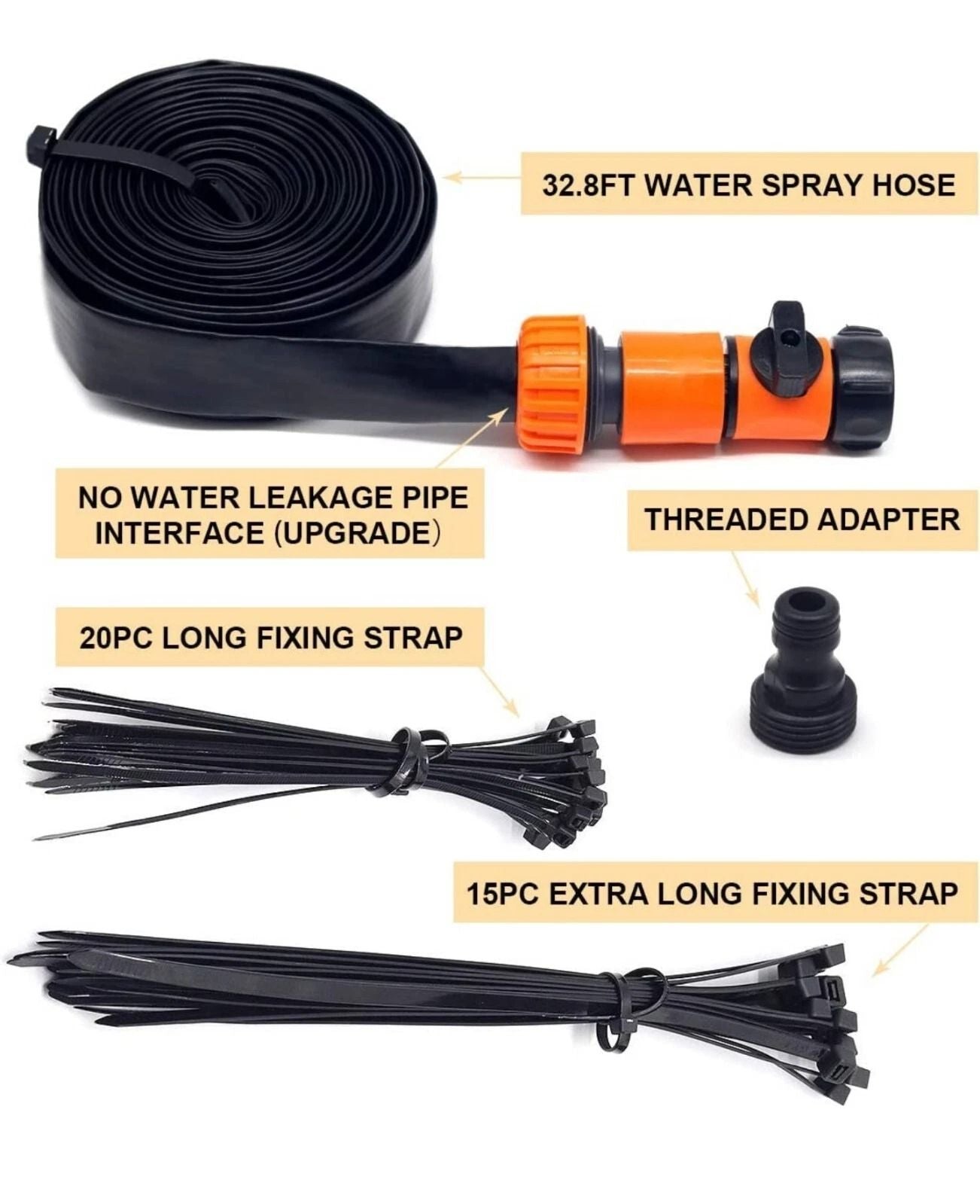 Trampoline Sprinkler Attachment System  Fun Heat Buster Water Game For Kids 8
