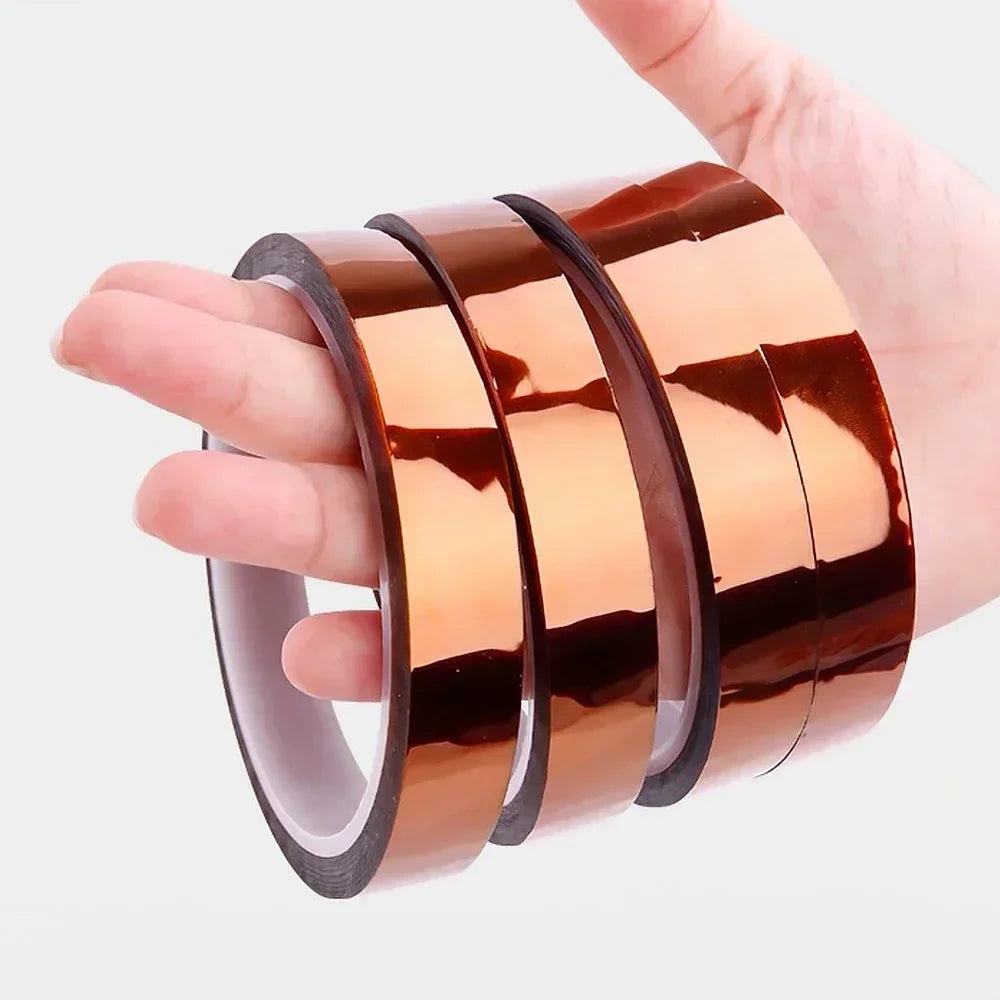 High-Temperature Kapton Polyimide Tape, Heat-Resistant Adhesive Insulating Tape for Circuit Board Protection