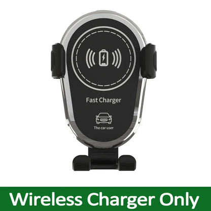 Wireless Car Charger Mount Fast Charging Phone Holder For IPhone Samsung Xiaomi 7