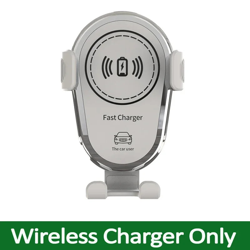 Wireless Car Charger Mount Fast Charging Phone Holder For IPhone Samsung Xiaomi 10