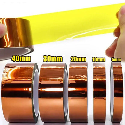 HighTemperature Kapton Polyimide Tape HeatResistant Adhesive Insulating Tape for Circuit Board Pr