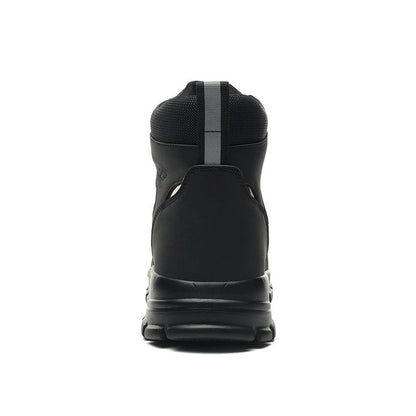 Mens Indestructible Steel Toe Work Boots Waterproof AntiSmash StabResistant Safety Shoes Biker Bota 3