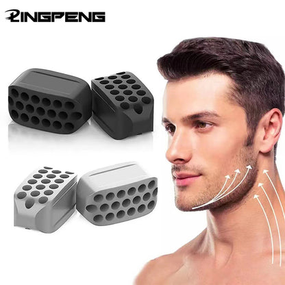 Silicone Jaw Exerciser  Facial Toner Double Chin Reducer  Jawline Fitness Ball For Neck Toning 1
