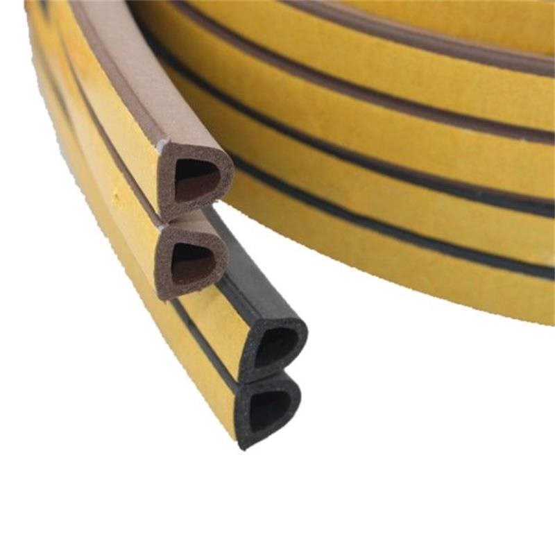 Title DIPE SelfAdhesive Door  Window Sealing Strip AntiCollision Rubber Foam Sound Insulation fo