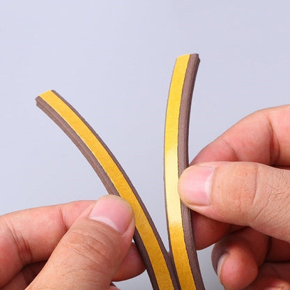 DIPE Self-Adhesive Door & Window Sealing Strip, Anti-Collision Rubber Foam Sound Insulation for Glass Windows