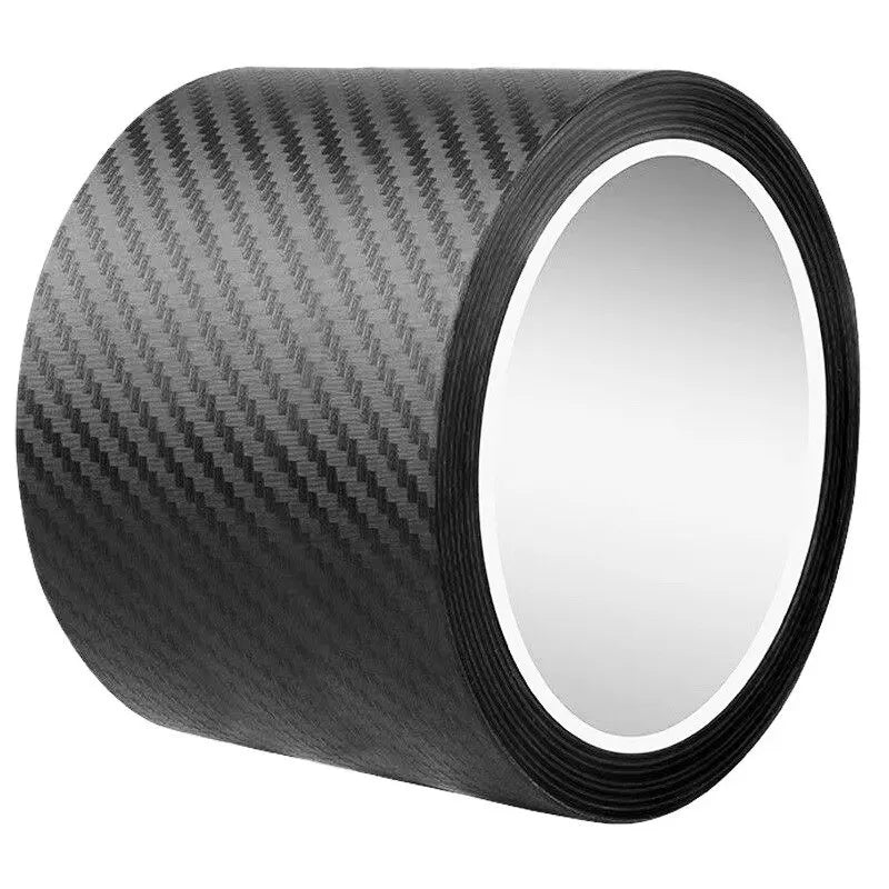 Carbon Fiber Car Protective Strip5M AntiScratch Tape For Door Sills  Rearview MirrorsWaterproof DIY 5