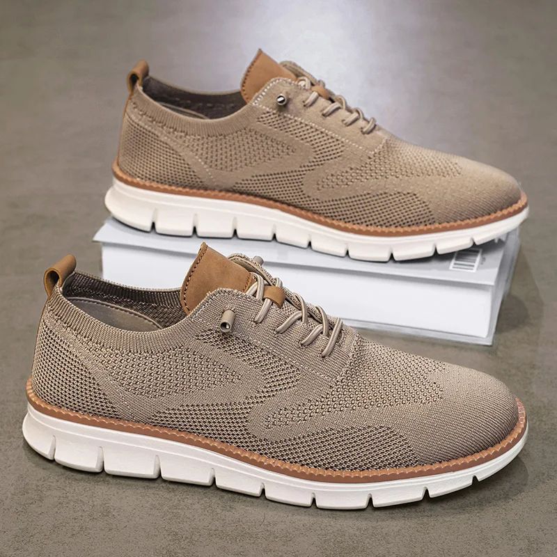Men Casual Sports Shoes, Anti-Slip, Wear-Resistant, Breathable, Cushioned, Color Block Design for Versatile Athletic
