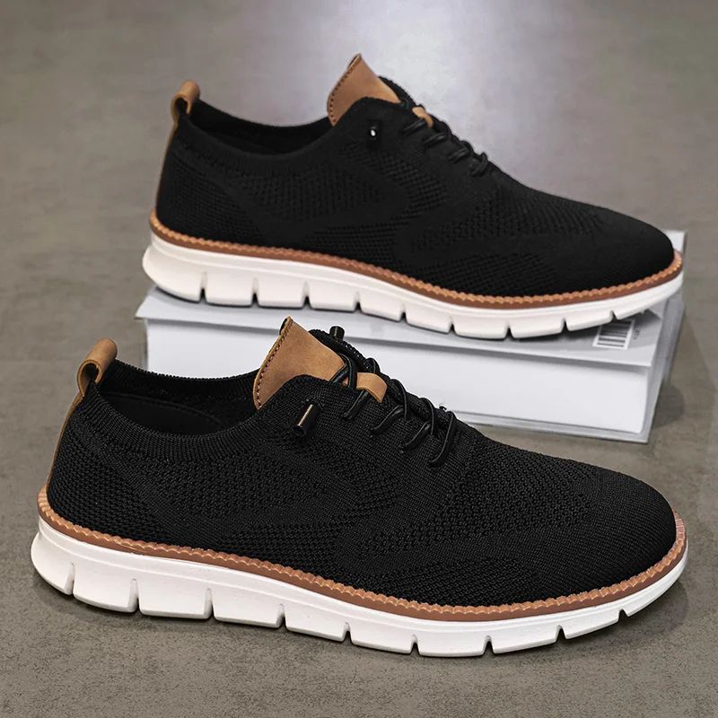 Men Casual Sports Shoes AntiSlip WearResistant Breathable Cushioned Color Block Design For Versatil 1