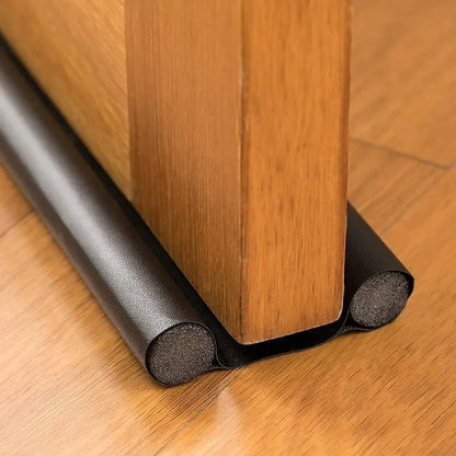 Windproof Seal Strip Draught Excluder Door Bottom Guard, Double Protector, Dustproof Soundproof Stopper