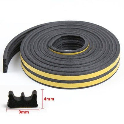 Title DIPE SelfAdhesive Door  Window Sealing Strip AntiCollision Rubber Foam Sound Insulation fo