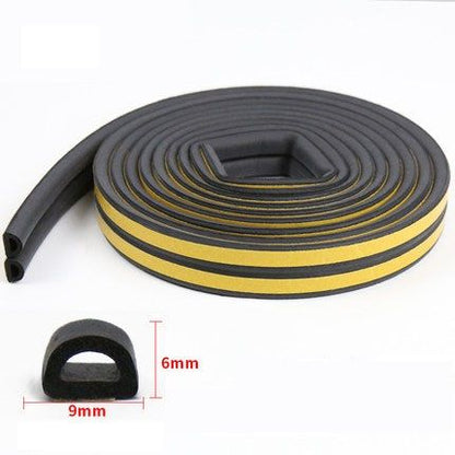 Title DIPE SelfAdhesive Door  Window Sealing Strip AntiCollision Rubber Foam Sound Insulation fo