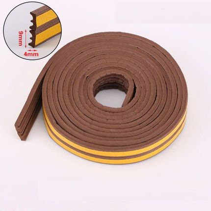 Title DIPE SelfAdhesive Door  Window Sealing Strip AntiCollision Rubber Foam Sound Insulation fo