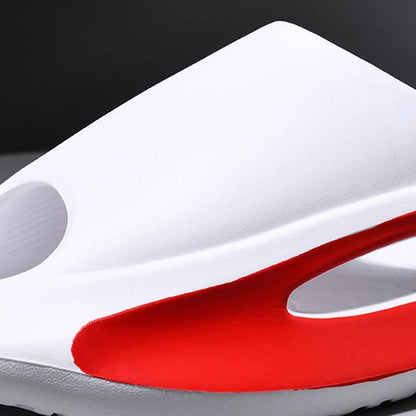 Summer Thick Sole Slippers For Men  Women Lightweight EVA Soft Bottom Indoor Home Slides AntiSlip B 1