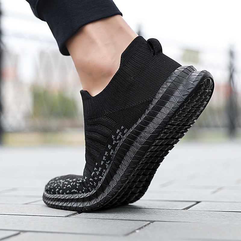 Breathable Men Casual Shoes Lightweight Anti Slip Walking Shoes for Outdoor Comfort